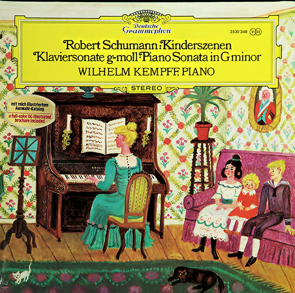 Cover Robert Schumann – Wilhelm Kempff - Kinderszenen / Klaviersonate g-moll · Piano Sonata In G Minor (LP, Gat) Schallplatten Ankauf