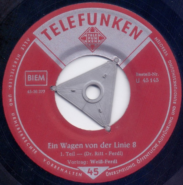 Cover Weiß-Ferdl* - Ein Wagen Von Der Linie 8 (7) Schallplatten Ankauf
