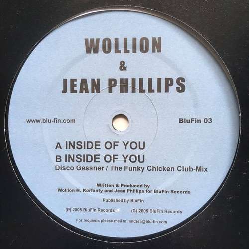 Cover Wollion & Jean Phillips - Inside Of You (12) Schallplatten Ankauf