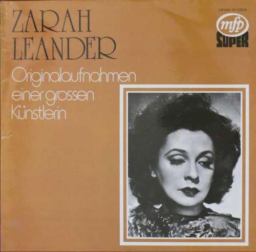 Cover Zarah Leander - Originalaufnahmen Einer Großen Künstlerin (LP, Comp) Schallplatten Ankauf