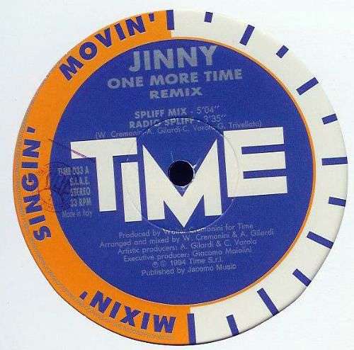 Cover Jinny - One More Time Remix (12) Schallplatten Ankauf