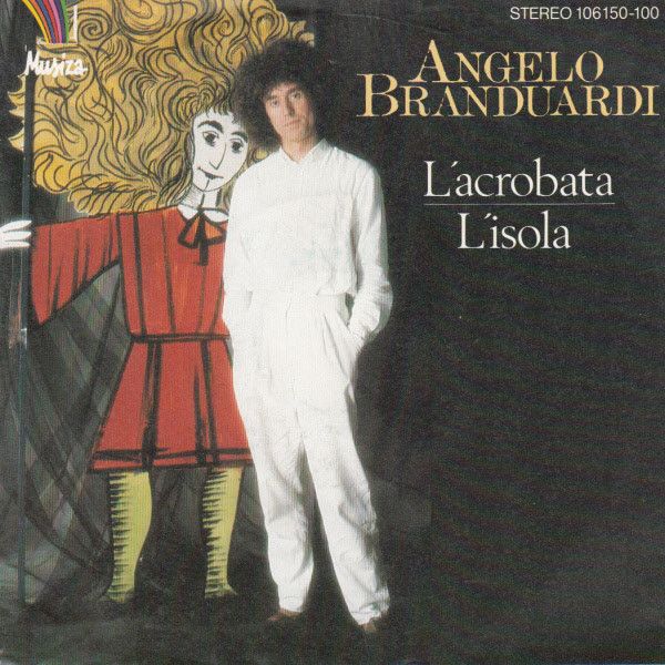 Cover Angelo Branduardi - L'acrobata / L'isola (7, Single) Schallplatten Ankauf