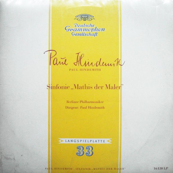 Cover Paul Hindemith, Berliner Philharmoniker - Sinfonie „Mathis Der Maler“ (10, Mono) Schallplatten Ankauf