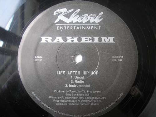 Cover Raheim - Life After Hip-Hop (12) Schallplatten Ankauf