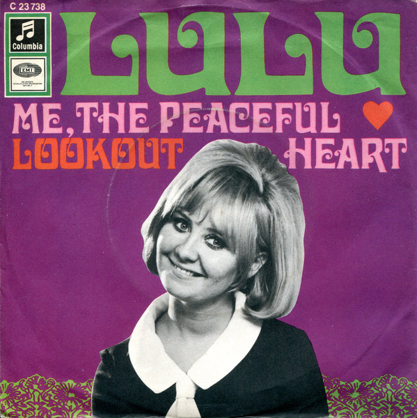 Cover Lulu - Me, The Peaceful Heart / Lookout (7, Single) Schallplatten Ankauf
