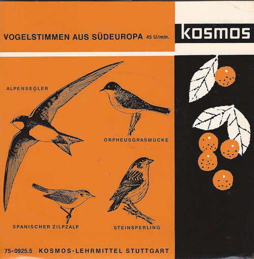 Cover Dr. G. Thielcke*, Dr. C. König* - Vogelstimmen Aus Südeuropa (7) Schallplatten Ankauf