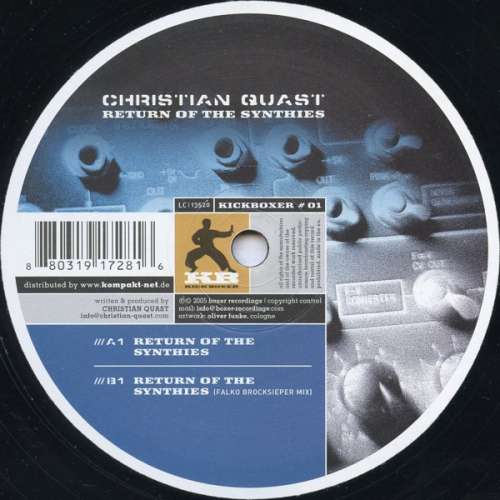 Cover Christian Quast - Return Of The Synthies (12) Schallplatten Ankauf