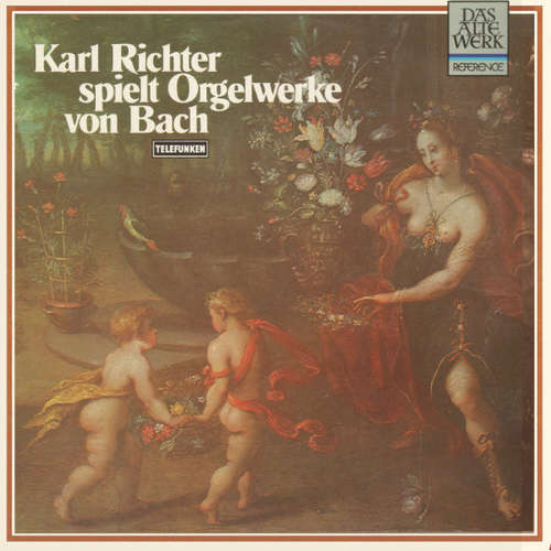 Cover Karl Richter, Bach* - Karl Richter Spielt Orgelwerke Von Bach (LP, RE) Schallplatten Ankauf