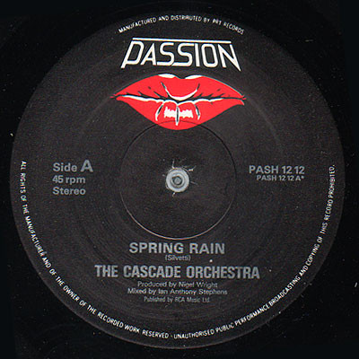 Cover The Cascade Orchestra - Spring Rain (12) Schallplatten Ankauf