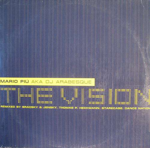 Cover Mario Piú* aka DJ Arabesque - The Vision (12) Schallplatten Ankauf