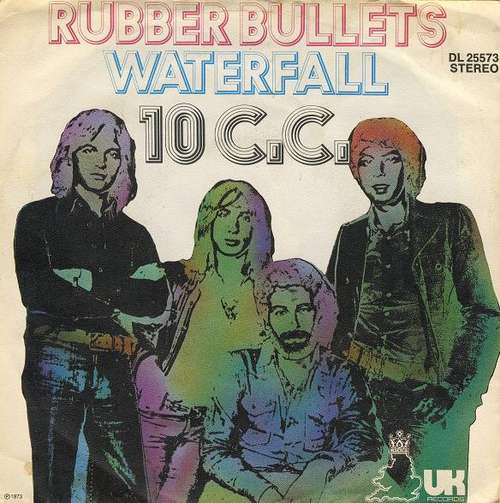Bild 10 C.C.* - Rubber Bullets / Waterfall (7, Single) Schallplatten Ankauf