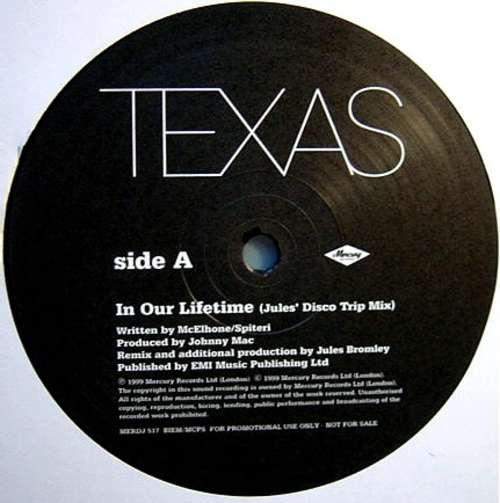Bild Texas - In Our Lifetime (12, Promo) Schallplatten Ankauf