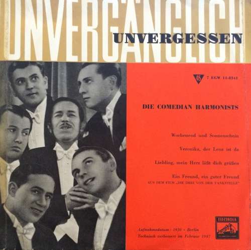 Cover Die Comedian Harmonists* - Die Comedian Harmonists (LP, RM) Schallplatten Ankauf