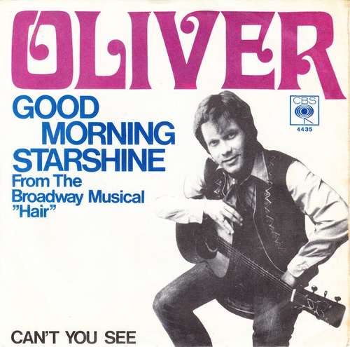 Cover Oliver (6) - Good Morning Starshine (7, Single) Schallplatten Ankauf