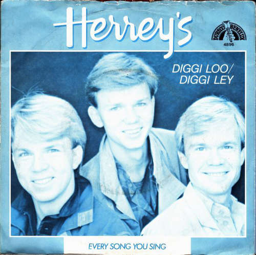 Cover Herrey's* - Diggi Loo / Diggi Ley (7, Single, Blu) Schallplatten Ankauf