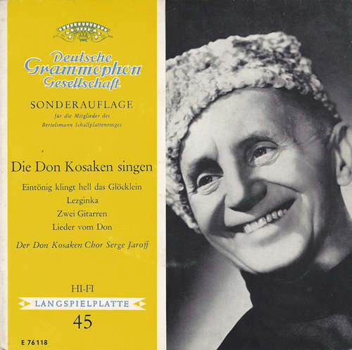 Bild Der Don Kosaken Chor Serge Jaroff* - Die Don Kosaken Singen (7, EP, Club) Schallplatten Ankauf