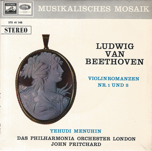 Cover Ludwig Van Beethoven ; Yehudi Menuhin, Das Philharmonia Orchester London*, John Pritchard - Violinromanzen Nr. 1 Und 2 (7) Schallplatten Ankauf