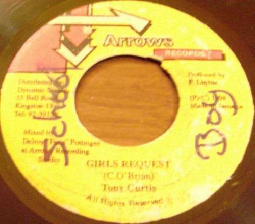 Cover Tony Curtis - Girls Request (7) Schallplatten Ankauf