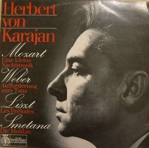 Cover Herbert von Karajan - Mozart Weber Liszt Smetana (LP, Album) Schallplatten Ankauf