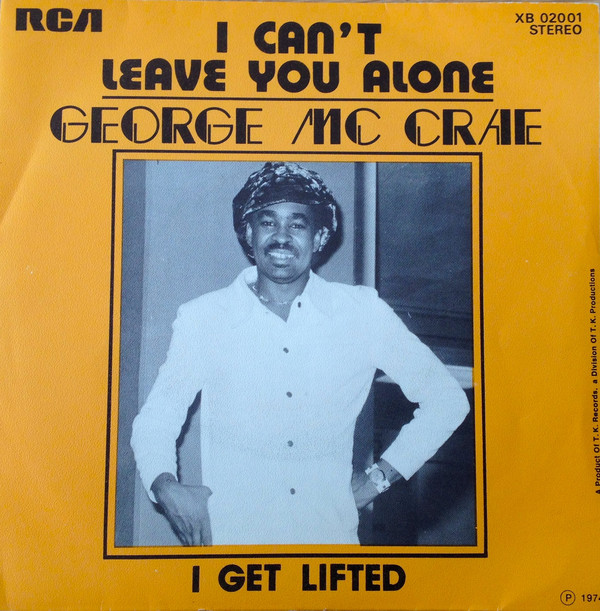 Cover George McCrae - I Can't Leave You Alone (7) Schallplatten Ankauf