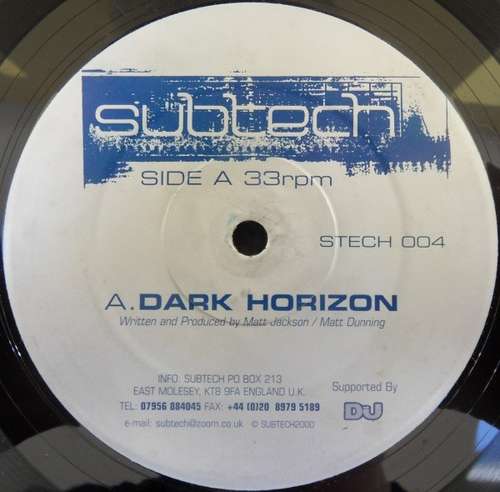 Cover Subtech - Dark Horizon / You (12) Schallplatten Ankauf