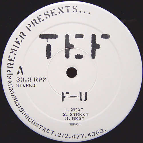 Cover Tef* - Premier Presents...: F-U / Comin' At Cha (12) Schallplatten Ankauf