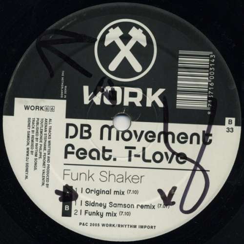 Cover DB Movement Feat. T-Love - Funk Shaker (12) Schallplatten Ankauf