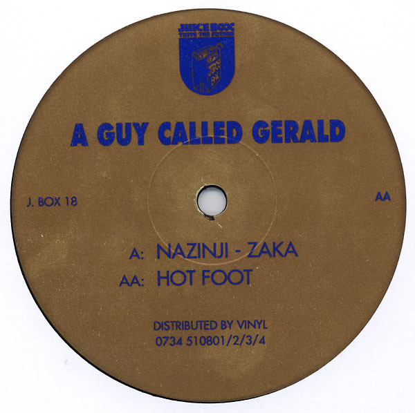 Cover A Guy Called Gerald - Nazinji-Zaka / Hot Foot (12) Schallplatten Ankauf