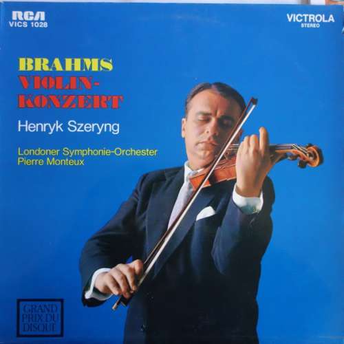 Cover Brahms* - Szeryng*, Monteux*, London Symphony Orchestra* - Brahms Violin Concerto In D (LP, Album, RP) Schallplatten Ankauf