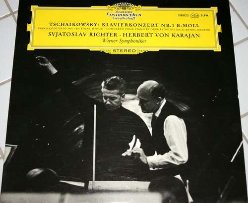 Cover Tschaikowsky*, Svjatoslav Richter*, Herbert Von Karajan, Wiener Symphoniker - Klavierkonzert Nr. 1 B-moll (LP) Schallplatten Ankauf