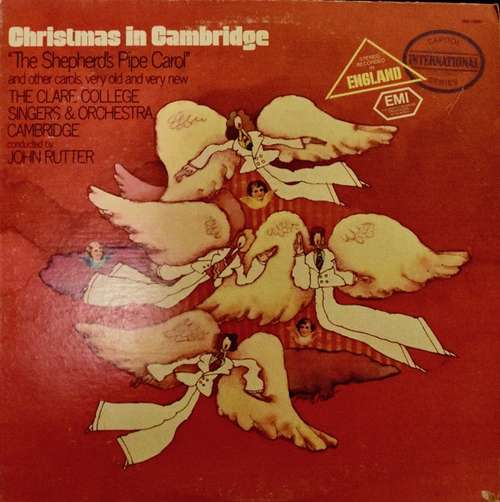 Cover The Clare College Singers* & Orchestra, Cambridge*, John Rutter - Christmas In Cambridge (LP) Schallplatten Ankauf
