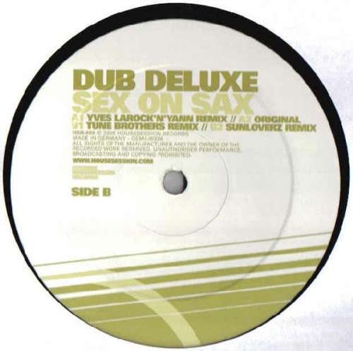 Cover Dub Deluxe - Sex On Sax (12) Schallplatten Ankauf