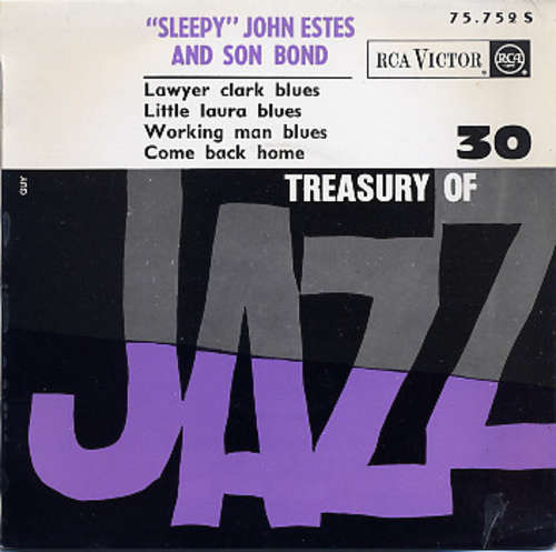 Cover Sleepy John Estes And Son Bond* - Treasury Of Jazz Nº 30 (7, EP) Schallplatten Ankauf