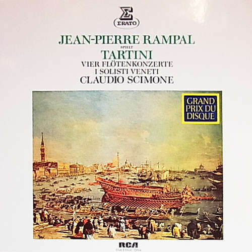 Bild Giuseppe Tartini, Jean-Pierre Rampal, Claudio Scimone, I Solisti Veneti - Vier Flötenkonzerte (LP, Club) Schallplatten Ankauf