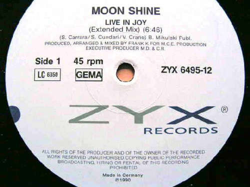 Cover Moon Shine - Live In Joy (12) Schallplatten Ankauf