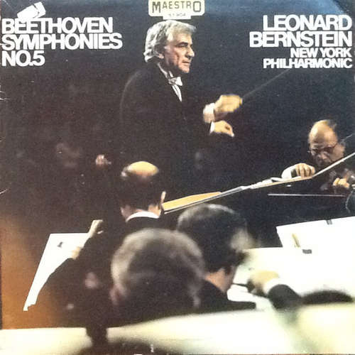 Cover Leonard Bernstein, The New York Philharmonic Orchestra - Beethoven Symphonies No.5 (LP) Schallplatten Ankauf