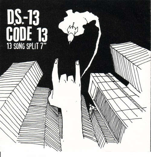 Cover D.S.-13* / Code 13 - 13 Song Split 7 (7, EP, Ltd, Ora) Schallplatten Ankauf