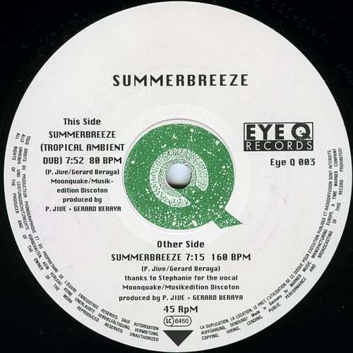 Cover Summerbreeze Schallplatten Ankauf