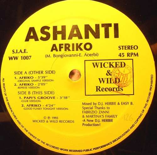 Cover Afriko Schallplatten Ankauf