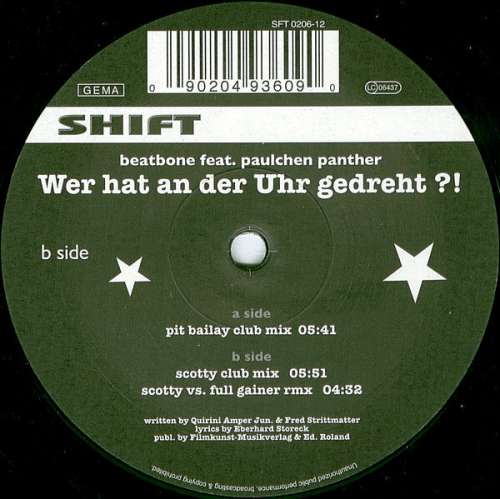 Cover Beatbone Feat. Paulchen Panther* - Wer Hat An Der Uhr Gedreht?! (12) Schallplatten Ankauf
