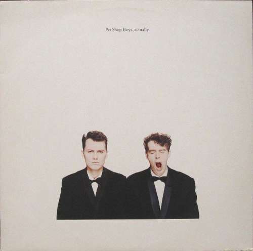 Cover Pet Shop Boys - Actually (LP, Album) Schallplatten Ankauf