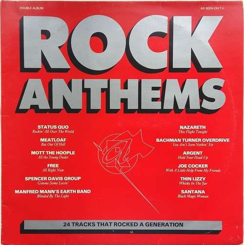 Cover Rock Anthems Schallplatten Ankauf