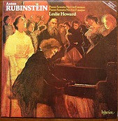 Cover Anton Rubinstein - Leslie Howard - Piano Sonata No 1 In E Minor / Piano Sonata No 3 In F Major (LP) Schallplatten Ankauf