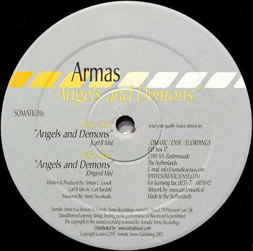 Cover Armas - Angels And Demons (12) Schallplatten Ankauf
