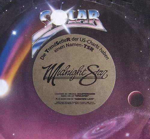 Cover Midnight Star - Operator (7, Single) Schallplatten Ankauf