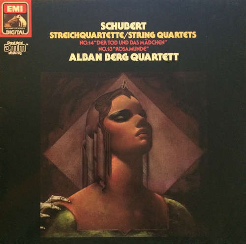 Cover Schubert*, Alban Berg Quartett - Streichquartette/String Quartets  No. 14 Der Tod Und Das Mädchen  No. 13 Rosamunde (LP) Schallplatten Ankauf