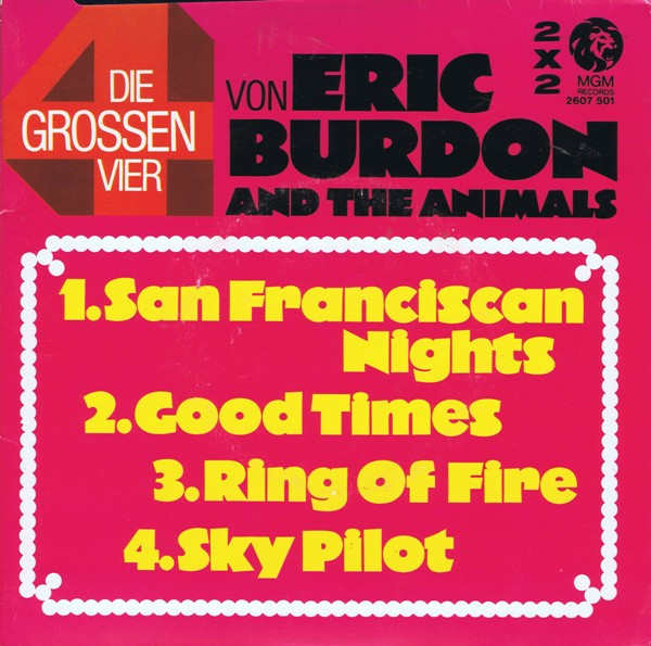 Cover Eric Burdon And The Animals* - Die Grossen Vier Von Eric Burdon And The Animals (2x7) Schallplatten Ankauf