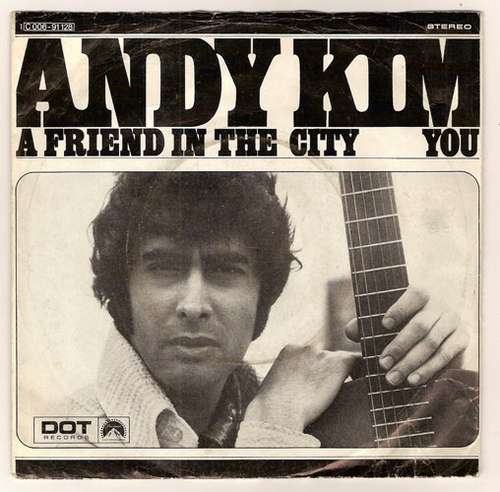 Cover Andy Kim - A Friend In The City (7) Schallplatten Ankauf