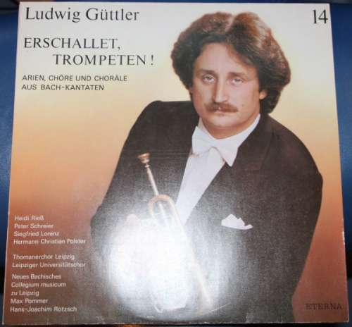 Cover Ludwig Güttler - Erschallet, Trompeten! (LP) Schallplatten Ankauf