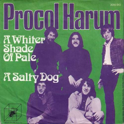 Cover Procol Harum - A Whiter Shade Of Pale / A Salty Dog (7, Single) Schallplatten Ankauf